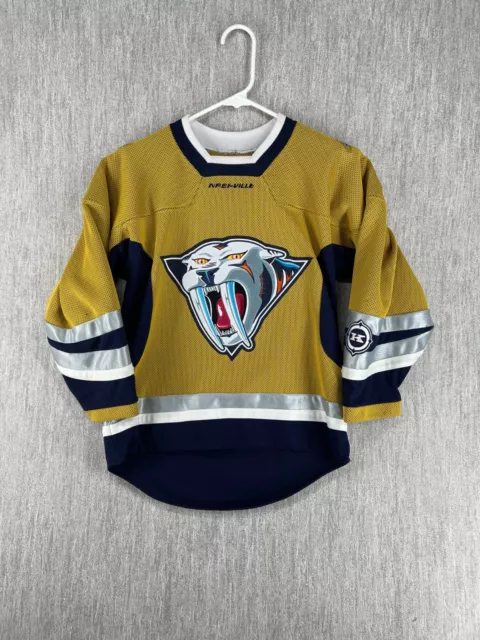 NASHVILLE PREDATORS OUTERSTUFF NHL ADULT L/XL HOCKEY JERSEY FREE SHIPPING  NWT