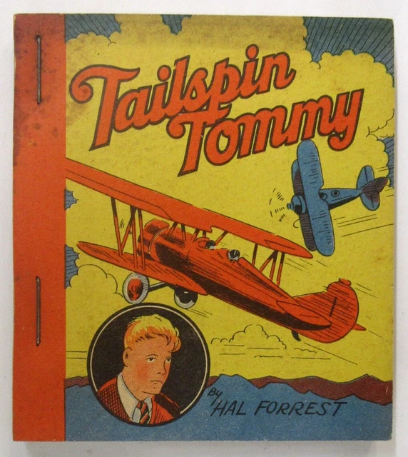 1935 TAILSPIN TOMMY Hal Forrest TARZAN Ice Cream Premium book  High Grade MINT