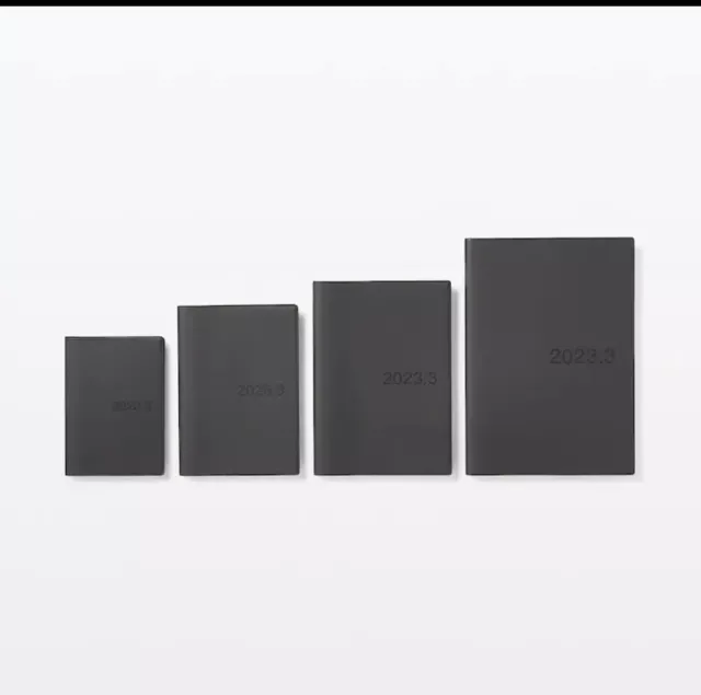 Muji 2023 Monthly Weekly Schedule Notebook Starting from March 2023