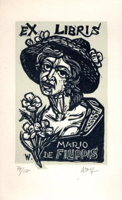 Ex libris - Mario De Filippis.