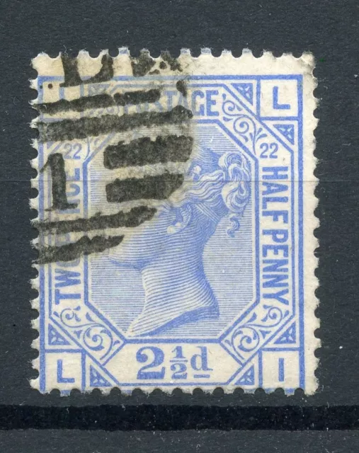 GREAT BRITAIN / GB 1880-83 2 1/2d - Letters LI - Plate 22 - QV - SG 157