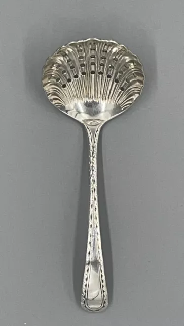 Old Sheffield Plate Sugar Sifter Spoon by Allen & Darwin Sheffield, c.1879-1922
