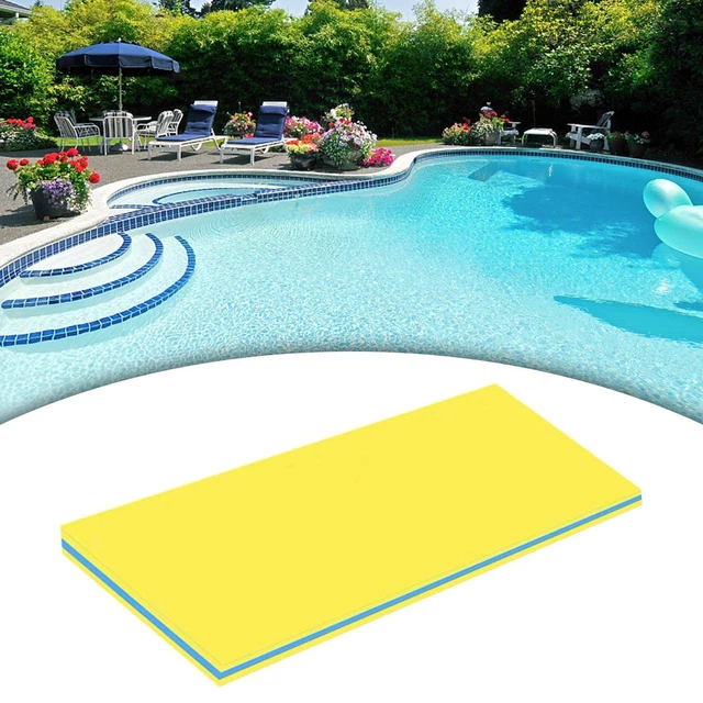 Tapis Flottant À Eau Pour Coussin D'eau En Mousse Flottante De Lac Pour Enfants Et Adultes, Flotteur De Piscine En Mousse XPE Résistant À La Déchirure À 3 Couches Pour La Fête,Vert,2.7mx1.2mx2.2cm