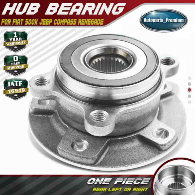 Rear Left / Right Wheel Hub Bearing Assembly for Jeep Compass Renegade Fiat 500X