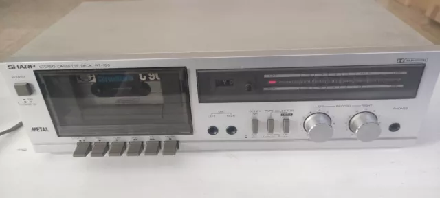 Vintage Sharp RT-100 Stereo Tapedeck / Kassettendeck