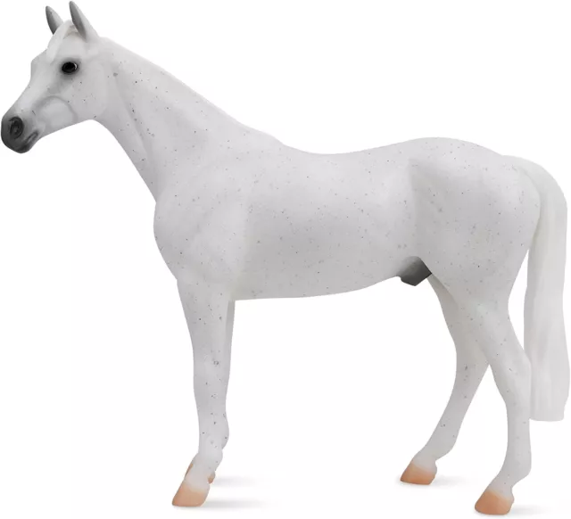 Breyer Horses Freedom Series Fleabitten Grey Thoroughbred Toy Horse#1054