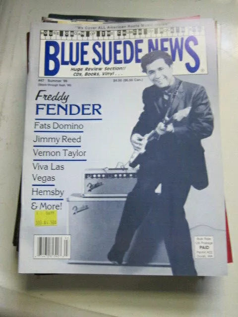 Blue Suede News 47 '99  Freddy Fender  Jimmy Reed