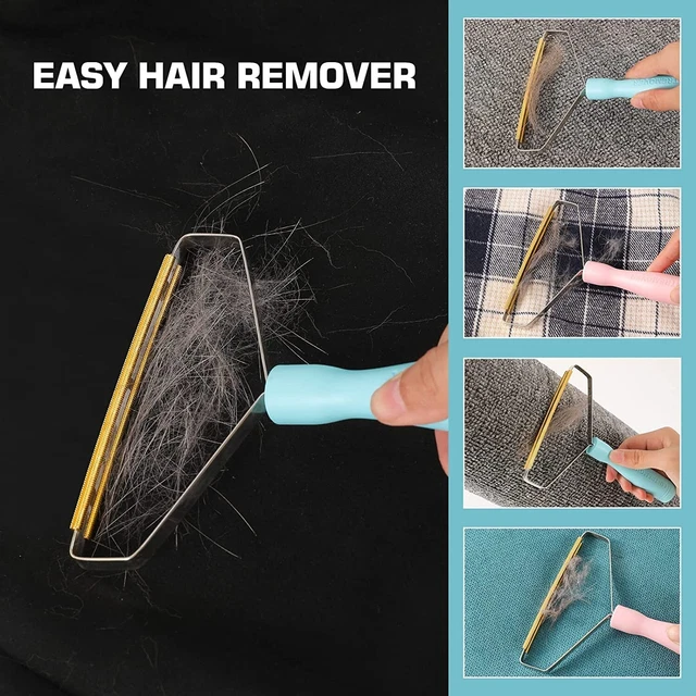 byvibeyy Reusable Lint Remover Portable Pet Hair remover Scraper Carpet Beds