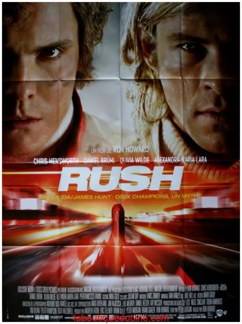 RUSH Affiche Cinéma 160x120 Movie Poster RON HOWARD Chris Hemsworth Nikki Lauda