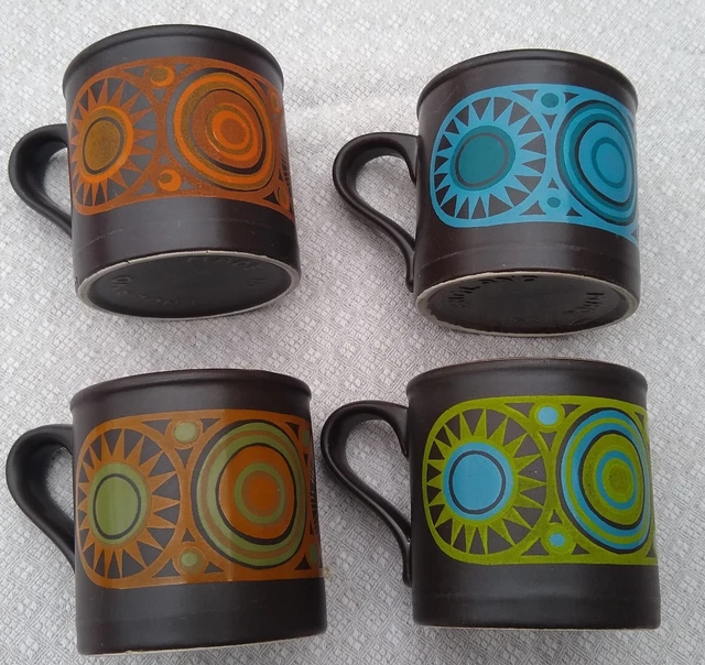 Lot De 4 Mugs William Morris Leonardo Collection - Porcelaine Fine - Design Vintage - Cadeau Idéal