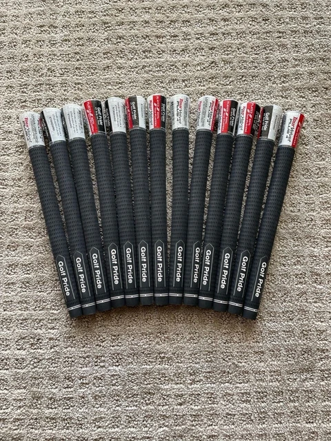 13 Golf Pride Tour Velvet Plus4 Grips- Standard- Black