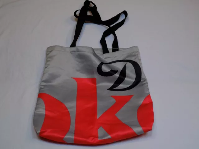 Diet Coke Coca Cola Carrying Tote Shopping Bag Grey Gray Red Black Logo Fabric