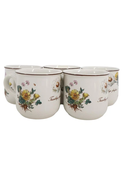 Taza de café VILLEROY BOCH blanca botánica porcelana florada