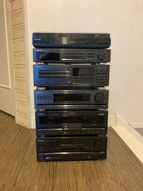 Chaîne Hi-Fi Vintage PIONEER Avec Meuble – Bon état, Lecteur CD Inclus