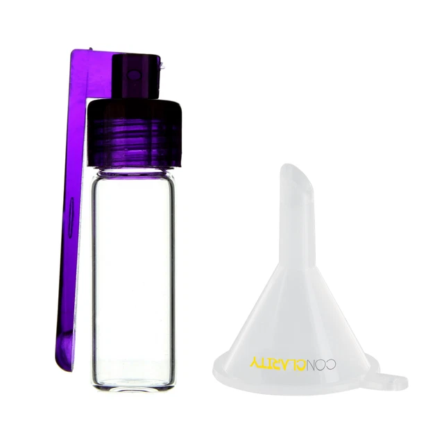 Premium 1.5g Purple Mixing Tool e-Snuff Spice and Sweetener Storage Bullet
