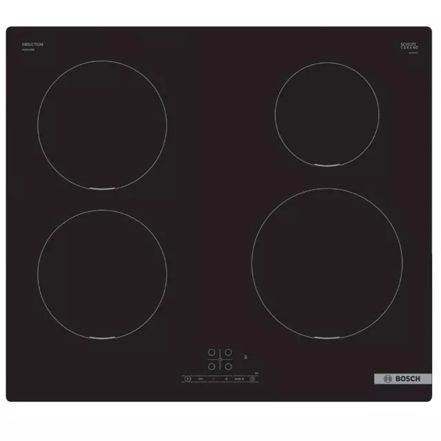 bosch table de cuisson à induction 60cm 4 feux noir PUE611BB5E série