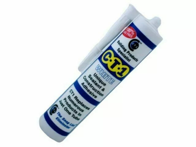 CT1 White 290ml Sealant & Construction Adhesive