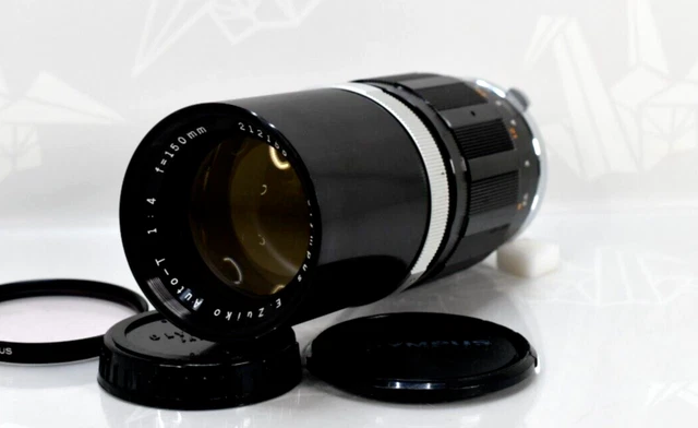 [ près De Mint Olympus E. Zuiko Auto-t 150mm F4 Mf Objectif pour Stylo F FT