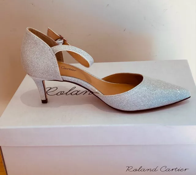 Roland cartier silver shoes shop