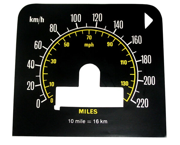 Speedometer Conversion Sticker HOLDEN SPEEDO METRIC Conversion Decal HQ GTS sticker gauge dash $39.95 ...