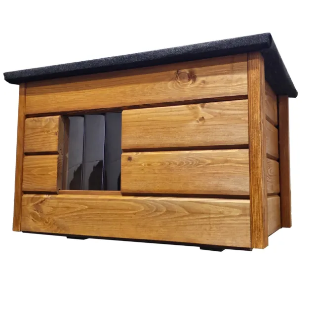 Rifugio Gatti Legno Casa Gatto Nicchia per Gatti Isolato Esterno 57 x 44