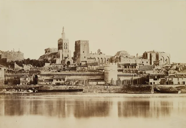 Stadtansicht, Avignon, Frankreich, um 1890, Albuminpapierabz Unbekannt (19.Jhd)