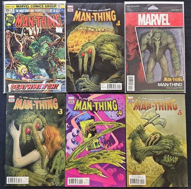 The Man-Thing Vol. 1 #9 & Vol. 5 From #1-5, Lot of 6!