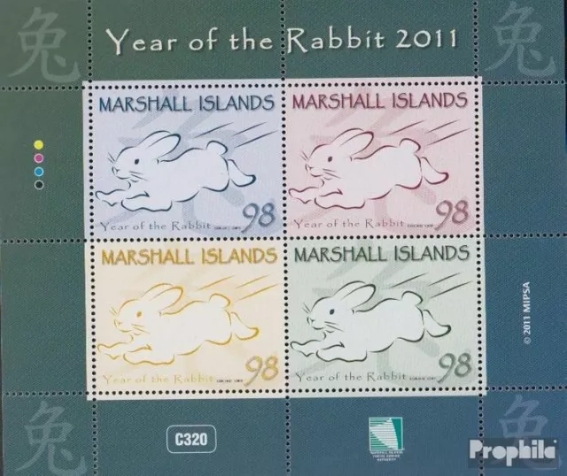 Marshall-Islands 2696-2699 Sheetlet (complete issue) unmounted mint / never hing