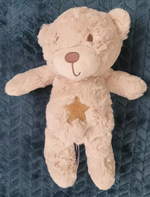 NÄCHSTER Teddybär Stofftier beige mit Stern vorne 877-548-012