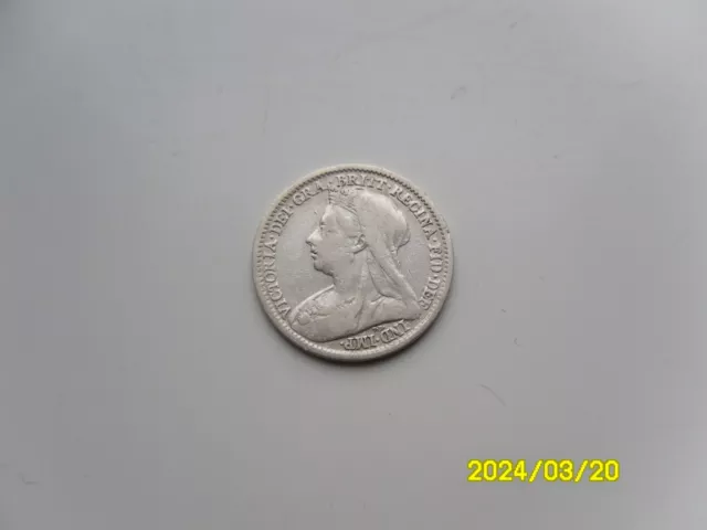 Victoria Silver Threepence 1899