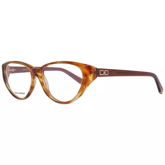 Ladies`Spectacle Frame Dsquared2 Dq5060-047 (Ø 56 Mm) Brown (Ø 56 Mm) NEW