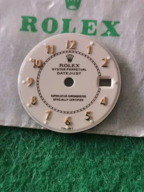 Dial Rolex Oyster Perpetual Datejust Lady BOILER GAUGE CREAM!!! Very Rare!!