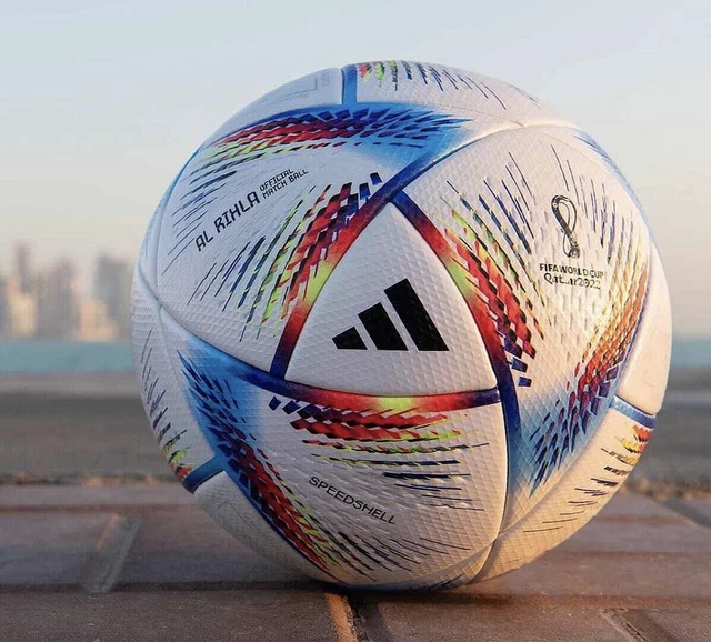 ADIDAS FIFA WORLD CUP Qatar 2022 AL RIHLA OFFICIAL MATCH BALL £94.39 ...