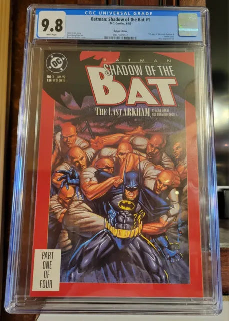 Batman: Shadow of the Bat #1 CGC 9.8 Deluxe 1st Victor Zsasz 1st J. Arkham