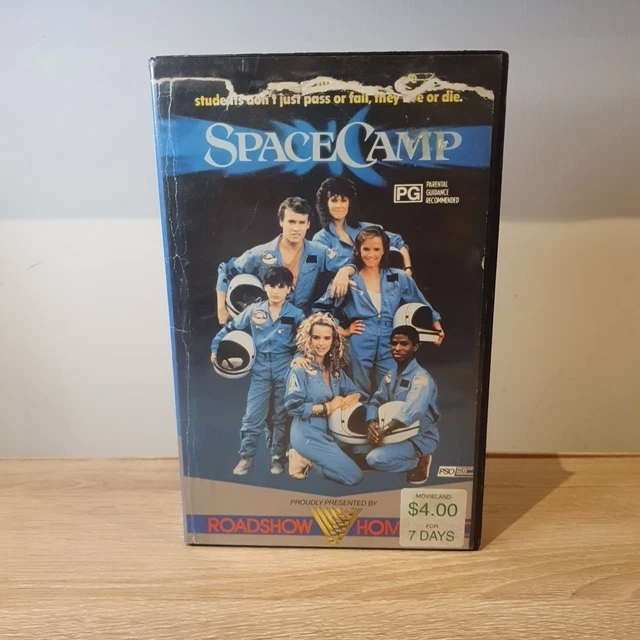 Space Camp, Roadshow VHS Tape, Vintage Video, Movie PG 1986