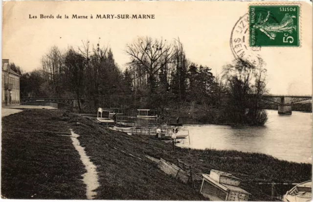 CPA Mary sur Marne Les Bords de la Marne FRANCE (1300481)
