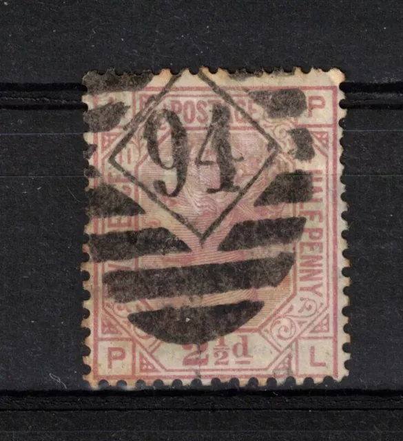 Grande Bretagne Timbre Yvert N° 56 PL 11 Oblitéré Scan Recto / Verso - Cote 70€