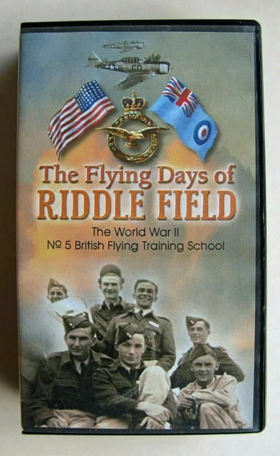 VHS VIDEO THE Flying Days of Riddle Field. No.5 BFTS. RAF WW2 History £ ...