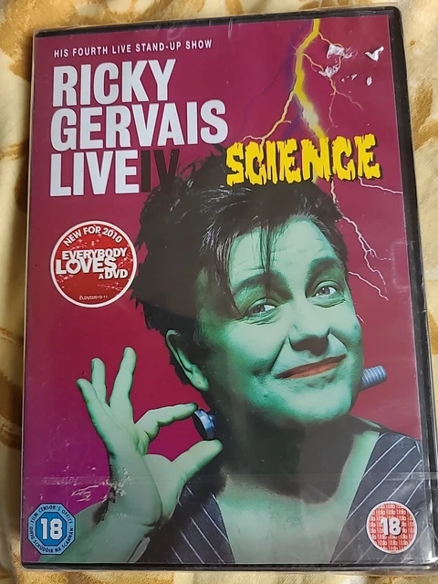 RICKY GERVAIS LIVE Iv Science Brand New Sealed EUR 3,00 - PicClick IT
