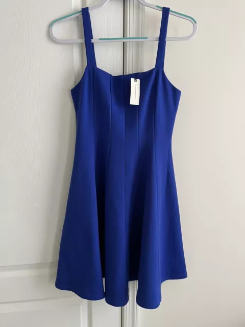 NWT Anthropologie Women’s Bailey 44 Royal Blue Dress size M