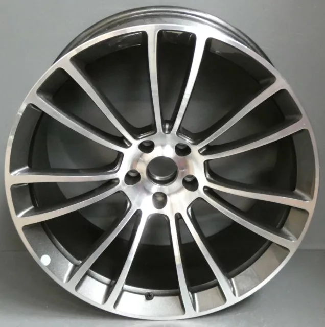 1 New Genuine Mclaren 570S Alloy Wheel Rim Rear Axle Grey Diamond Cut Oem