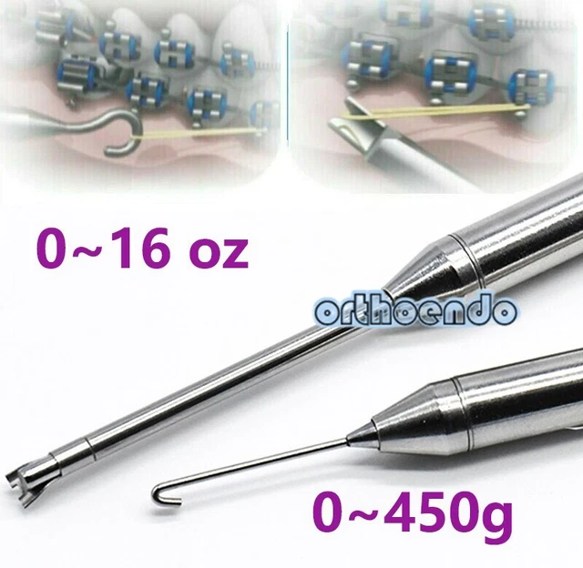 1PC DENTAL ORTHODONTIC Dynamometer Tension Meter Force Oral Gauge