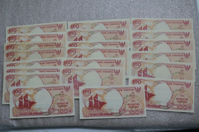 Indonesia - 21 Old Banknotes B27 #914
