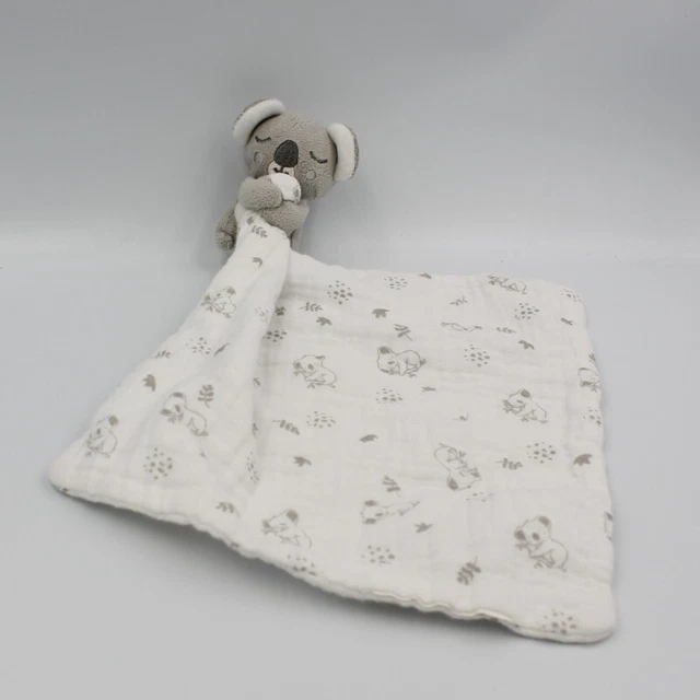 Doudou koala gris blanc mouchoir MAISONS DU MONDE - 25847