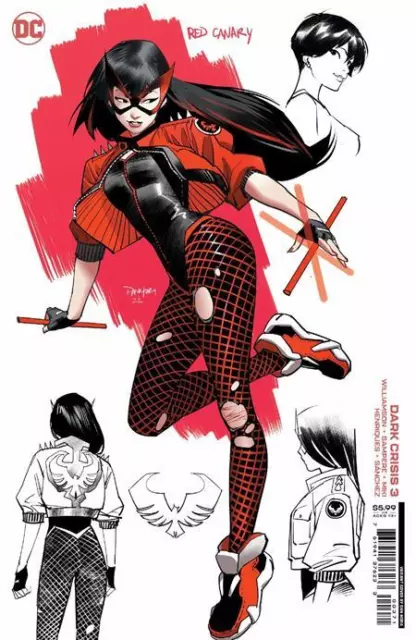 🔥Dark Crisis #3 Cvr G Dan Mora Red Canary Card Stock Var Dc Comics 2022 🔥