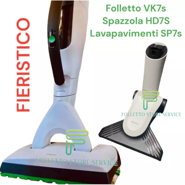 Folletto Vk7s Nuovo con Pulilava EXPO Garanzia 24 Mesi 6 Sacchetti 6 Profumi