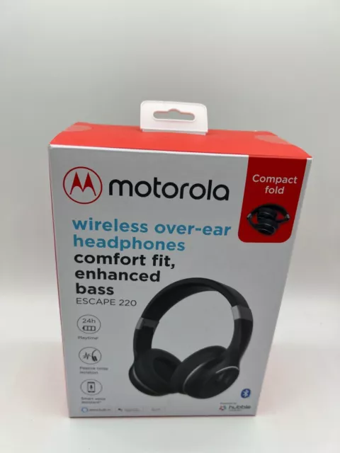 Motorola Escape 220 BT Over-Ear Kopfhörer schwarz - Zustand: gut