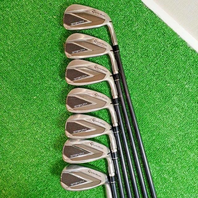 TaylorMade STEALTH Iron Set Flax S TENSEI RED TM60 Golf Pride Grip Free Shipping