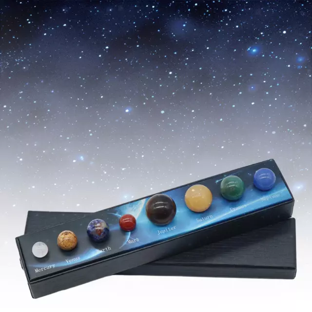 Solar System Planet Handmade Eight Planets Stones for Home Office Classroom