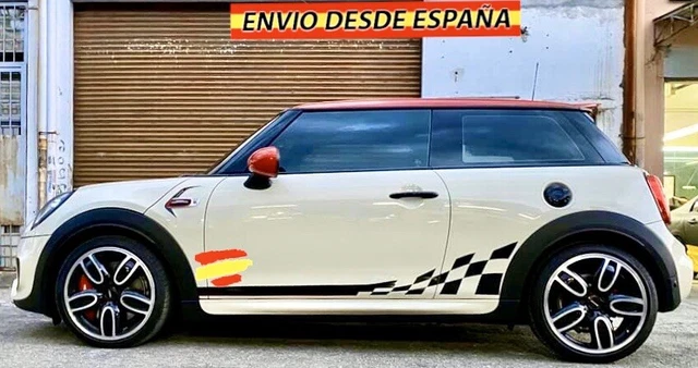 KIT LATERALES VINILOS Adhesivas Decal Stickers Mini Cooper S One John ...